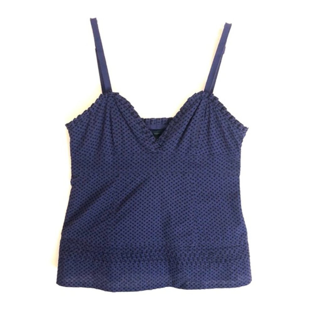 Marc by Marc Jacobs Purple and Black Eyelet Top